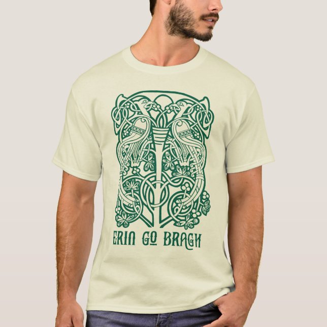 Erin Go Bragh St patrick's day T Shirt (Framsida)