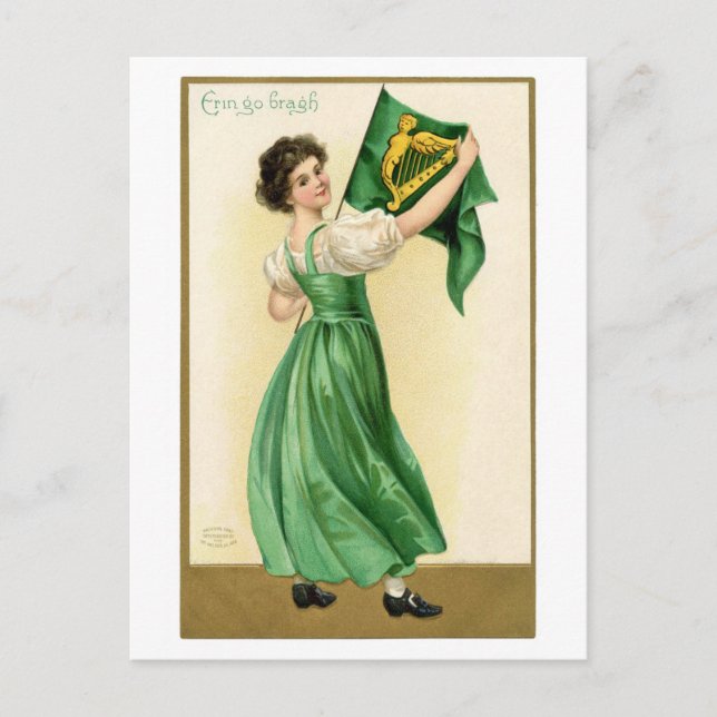 Erin go bragh vykort (Framsida)