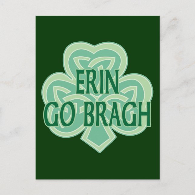 Erin Go Bragh Vykort (Framsida)
