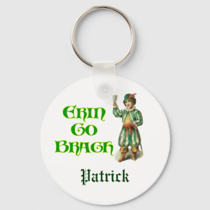Erin Go Braugh Anpassningsbar Irish Say Nyckelring