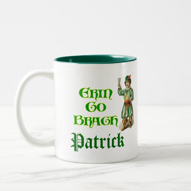Erin Go Braugh Anpassningsbar Irish Sayed Mugg (Vänster)
