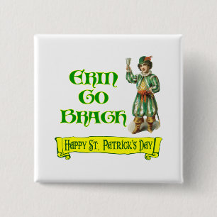 Erin Go Braugh Lycklig St. Patrick's Day Say Knapp