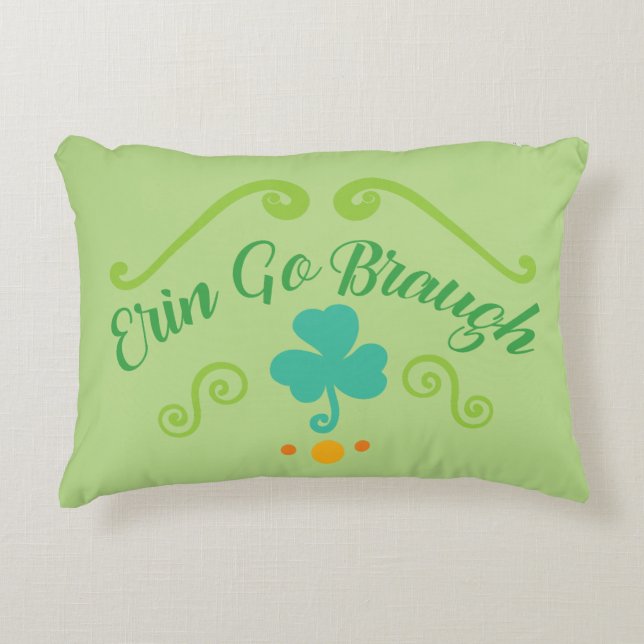 Erin Go Braugh Prydnadskudde (Framsidan)