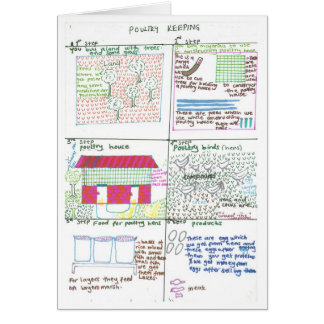 Erinahs hönseri hälsningskort