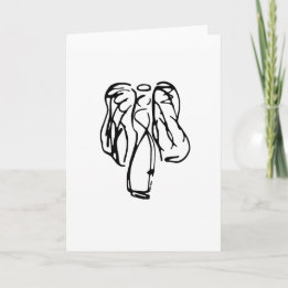 Erin's Angel Blank Card Helgkort