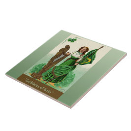 Erins emblem kakelplatta