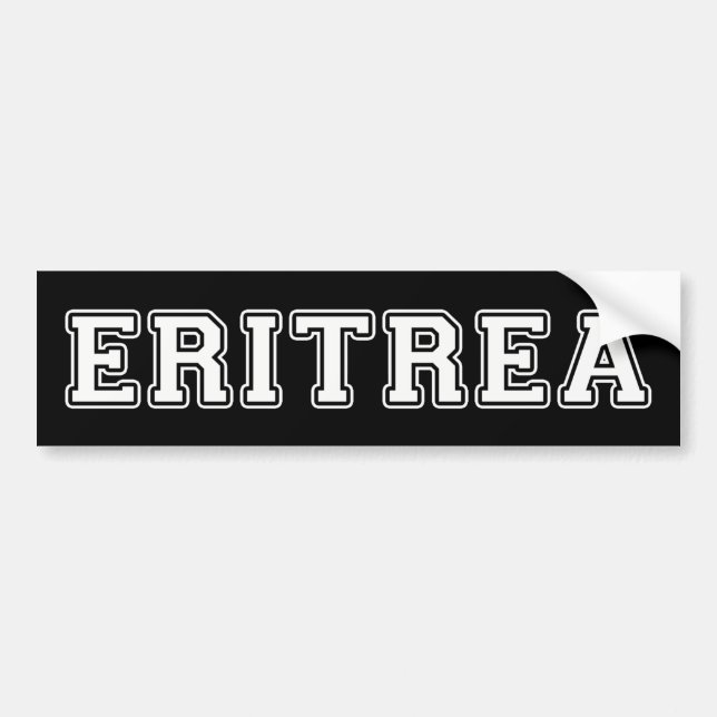 Eritrea Bildekal (Framsidan)