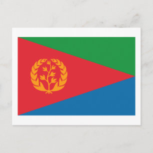 Eritrea flag kort