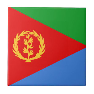 Eritrea Flagga Ceramic Tile Kakelplatta