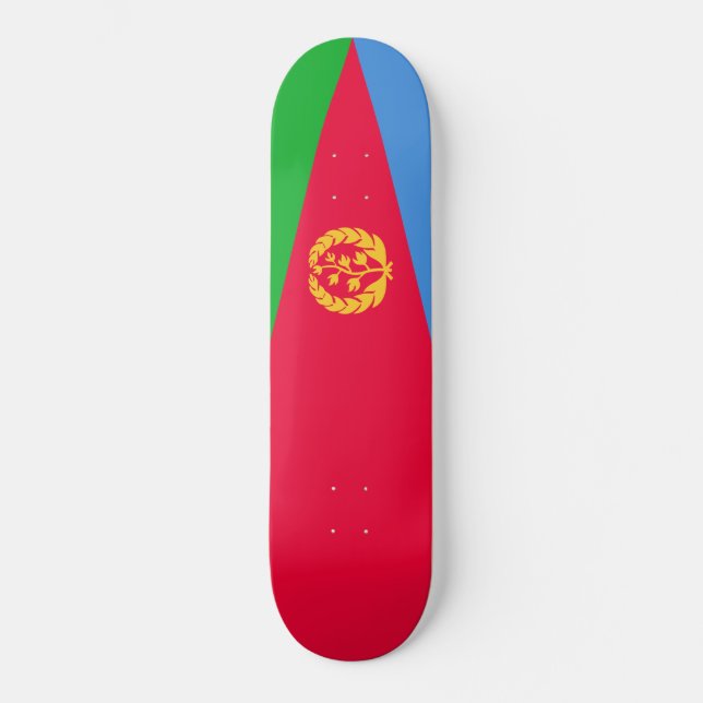 Eritrea Flagga (Eritrea) Mini Skateboard Bräda 18,5 Cm (Framsida)