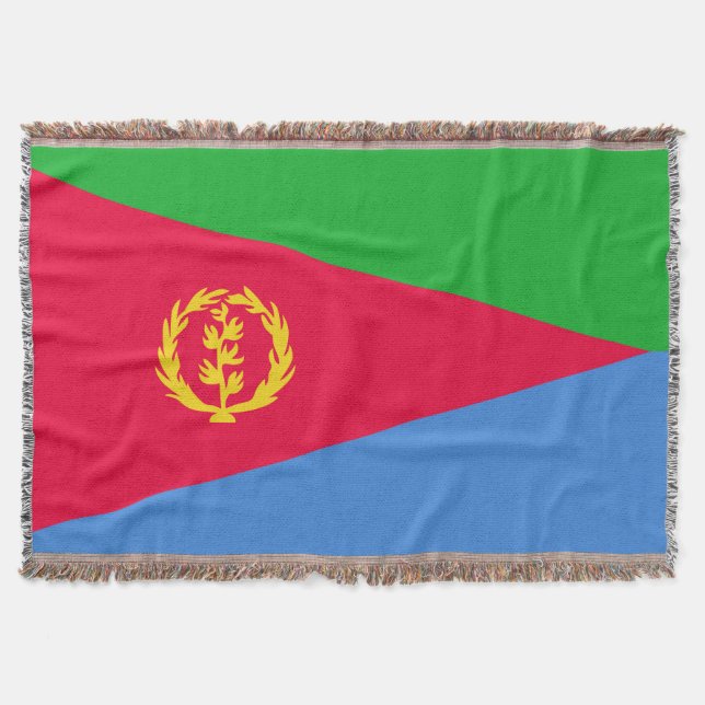 Eritrea flagga filt (Framsidan)