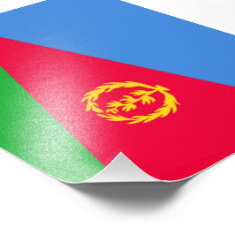 Eritrea flagga fototryck