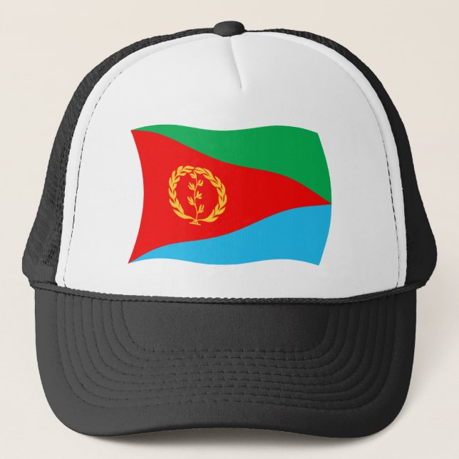 Eritrea Flagga Hatt Keps (Framsida)