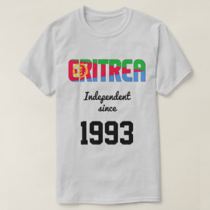 Eritrea Flagga Independence Firande T-Shirt