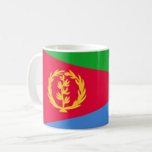 Eritrea flagga kaffemugg