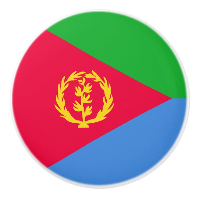 Eritrea flagga knopp (Framsidan)