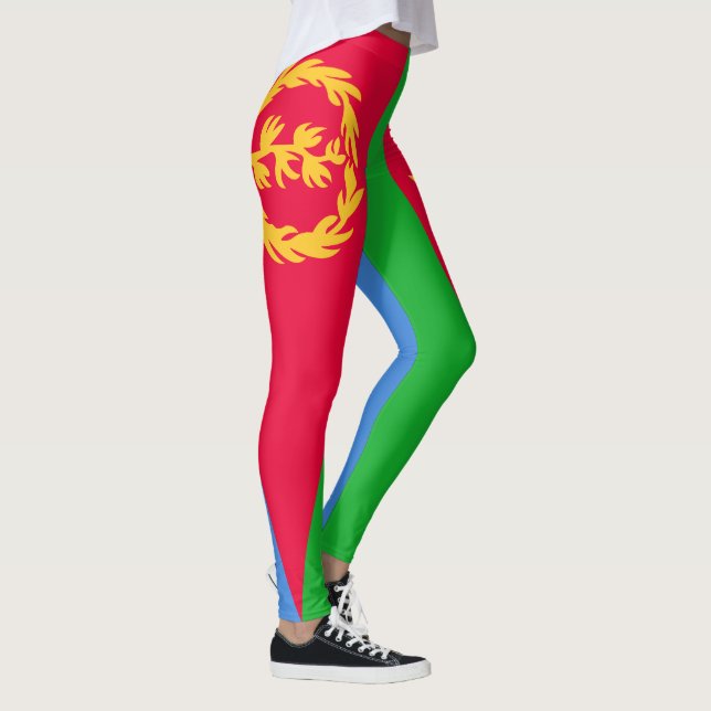 Eritrea Flagga Leggings (Höger)