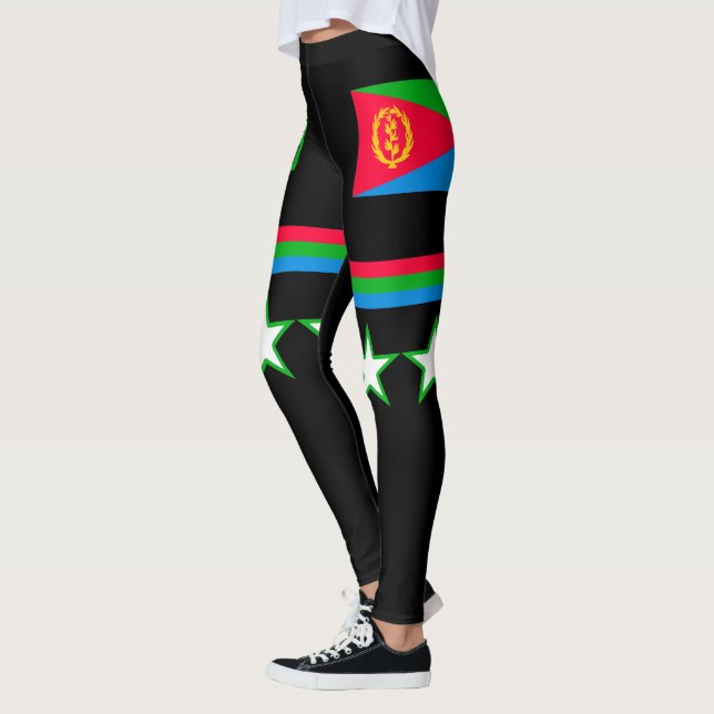 Eritrea flagga leggings (Vänster)