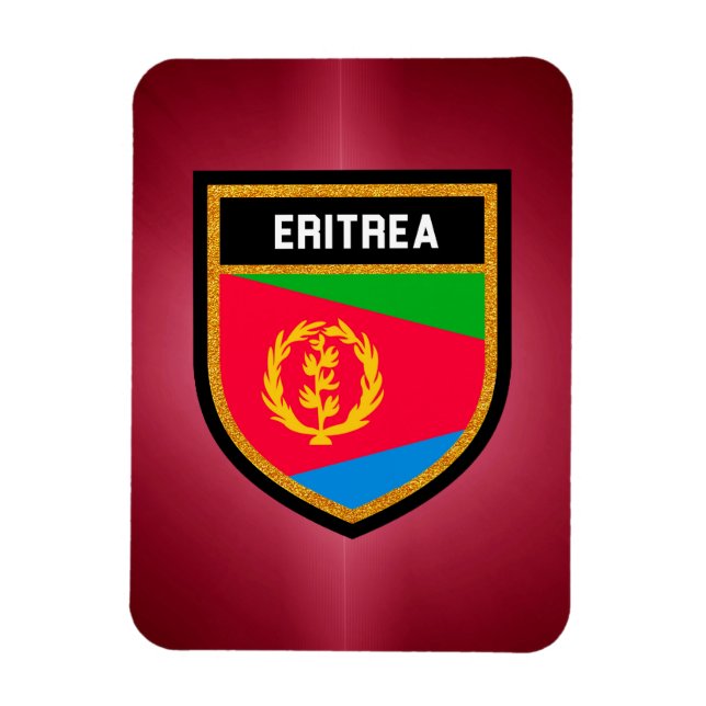 Eritrea Flagga Magnet (Vertikal)