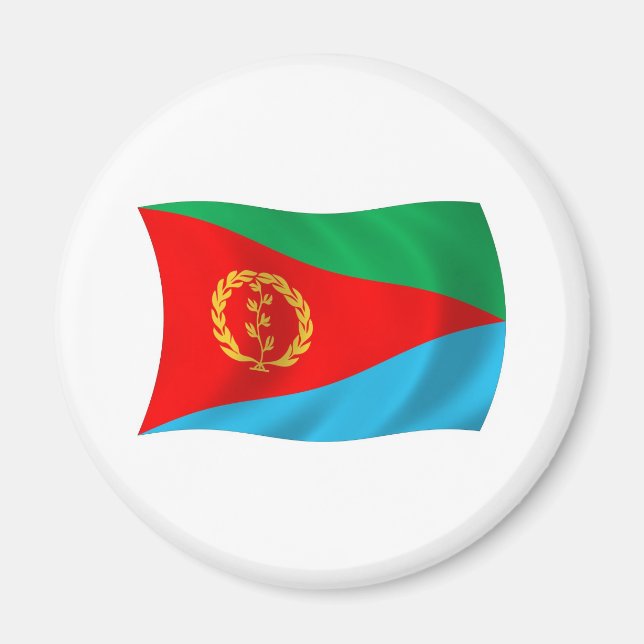 Eritrea Flagga Magnet (Framsidan)
