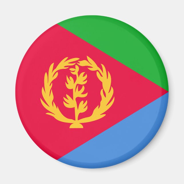 Eritrea Flagga Magnet (Framsidan)