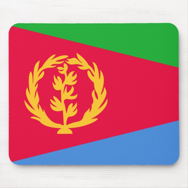 Eritrea Flagga Musmatta (Framsidan)