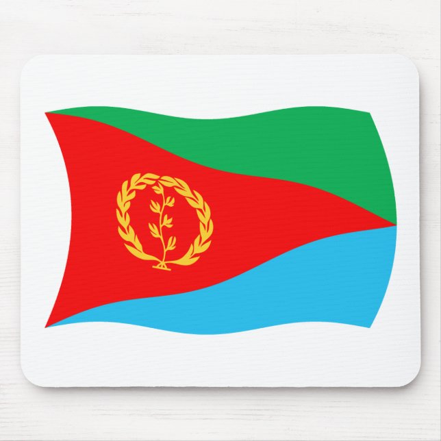 Eritrea Flagga Musmatta (Framsidan)