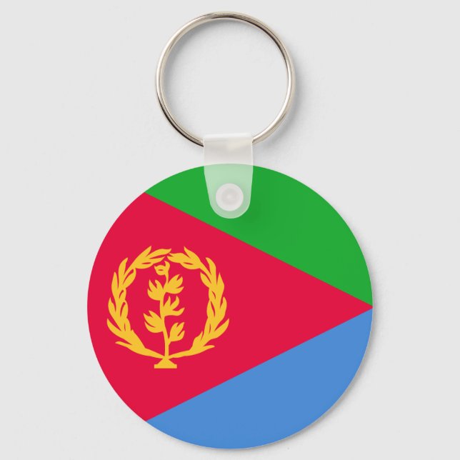 Eritrea Flagga Nyckelring (Framsida)