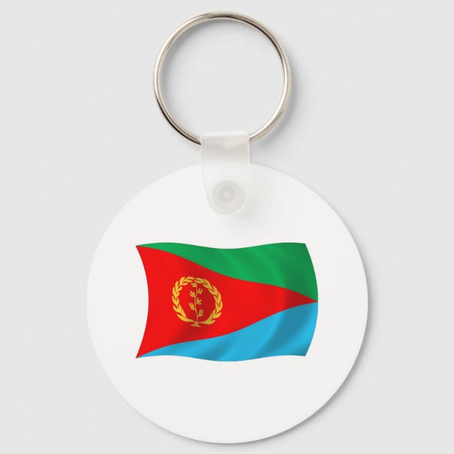 Eritrea Flagga Nyckelring (Framsida)