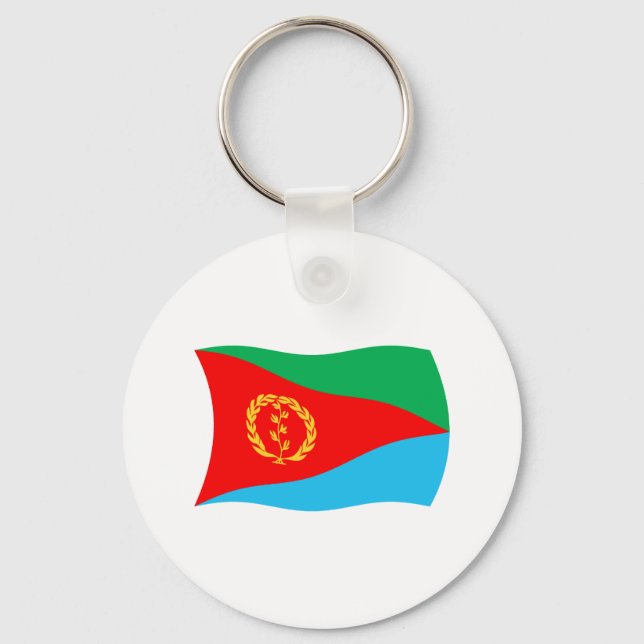 Eritrea Flagga Nyckelring (Framsida)