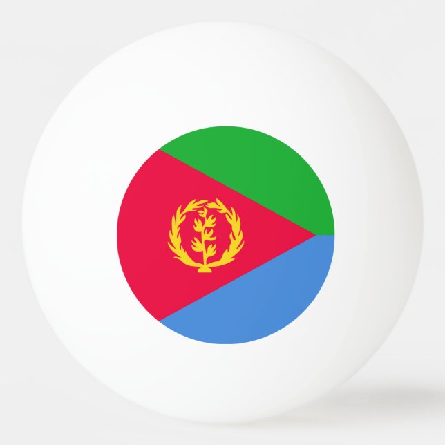 Eritrea flagga pingisboll (Framsidan)