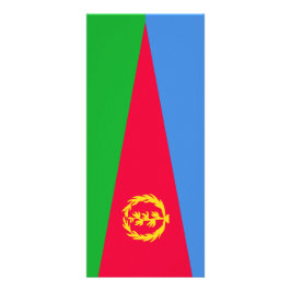 Eritrea flagga reklamkort