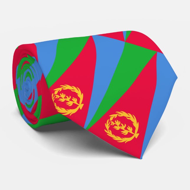 Eritrea Flagga Slips (Rullad)