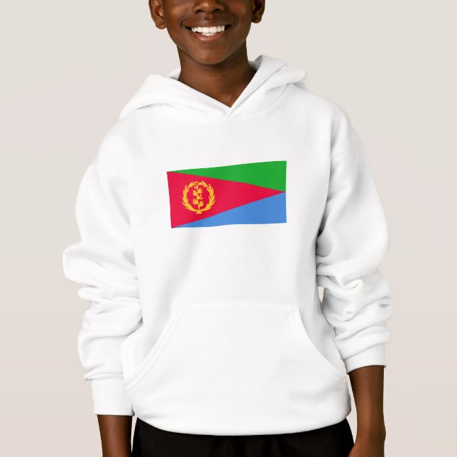 Eritrea Flagga T Shirt (Framsida)