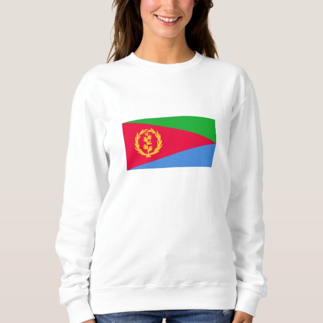 Eritrea Flagga T Shirt (Framsida)