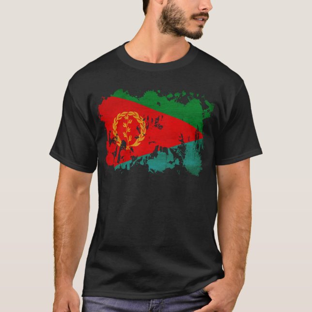 Eritrea flagga tröja (Framsida)
