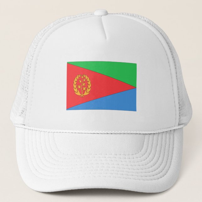 Eritrea Flagga Truckerkeps (Framsida)