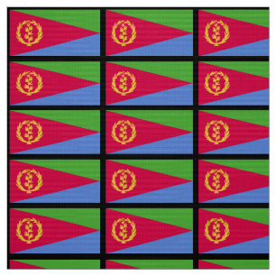 Eritrea Flagga Tyg