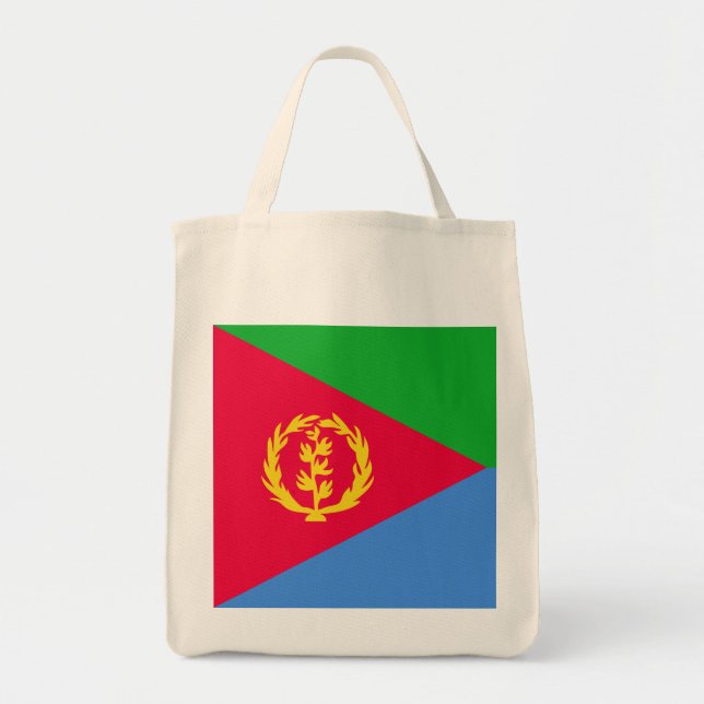 Eritrea flagga tygkasse (Framsidan)