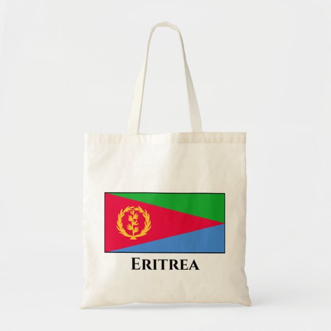 Eritrea Flagga Tygkasse (Framsidan)