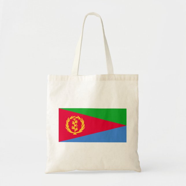 Eritrea Flagga Tygkasse (Framsidan)