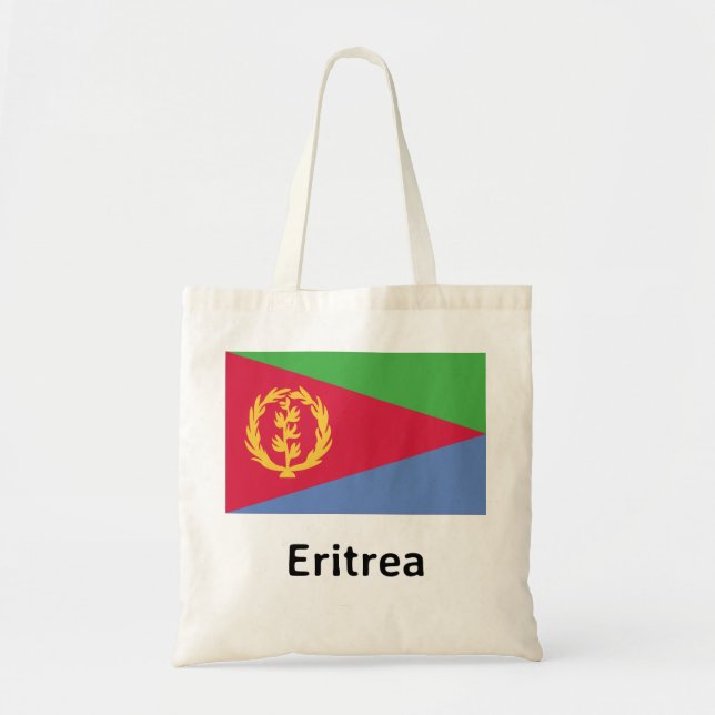 Eritrea Flagga Tygkasse (Framsidan)