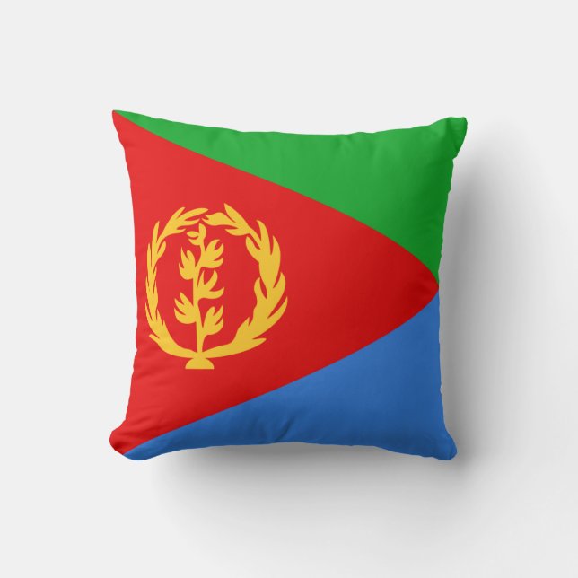 Eritrea Flagga x Flagga Pillow Kudde (Framsida)