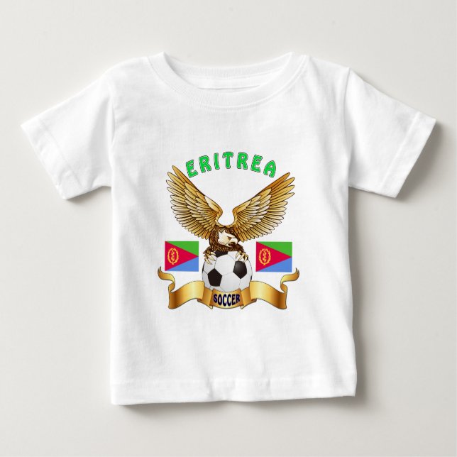 Eritrea fotbolldesigner t shirt (Framsida)