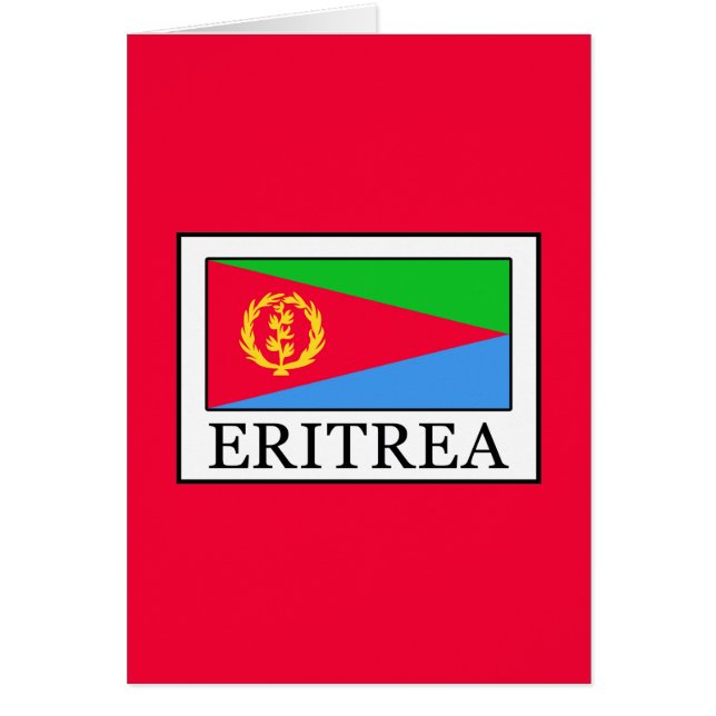 Eritrea Hälsningskort (Framsidan)