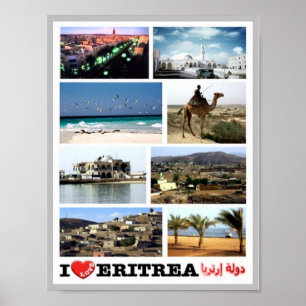Eritrea - I Kärlek- Poster