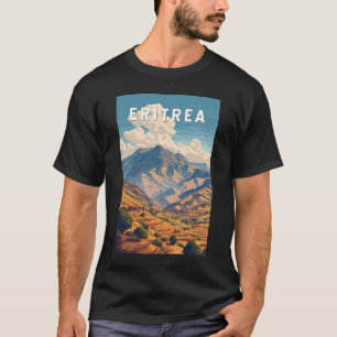 Eritrea Illustration Travel Art Vintage T Shirt