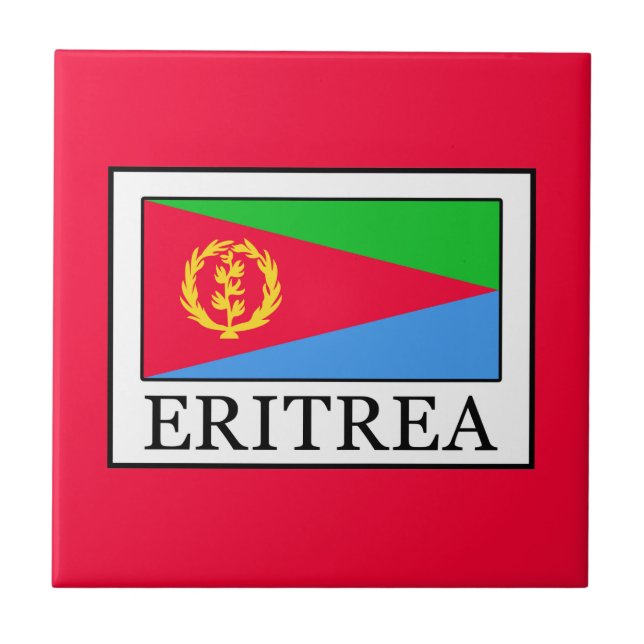 Eritrea Kakelplatta (Framsidan)