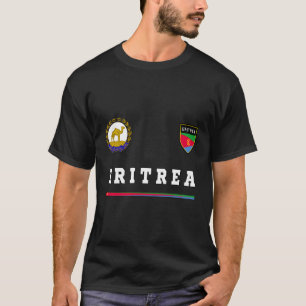 Eritrea Sportsoccer Jersey Flagga Football Eritrea T Shirt