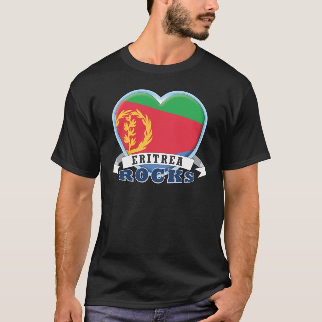 Eritrea stenar t-shirt (Framsida)